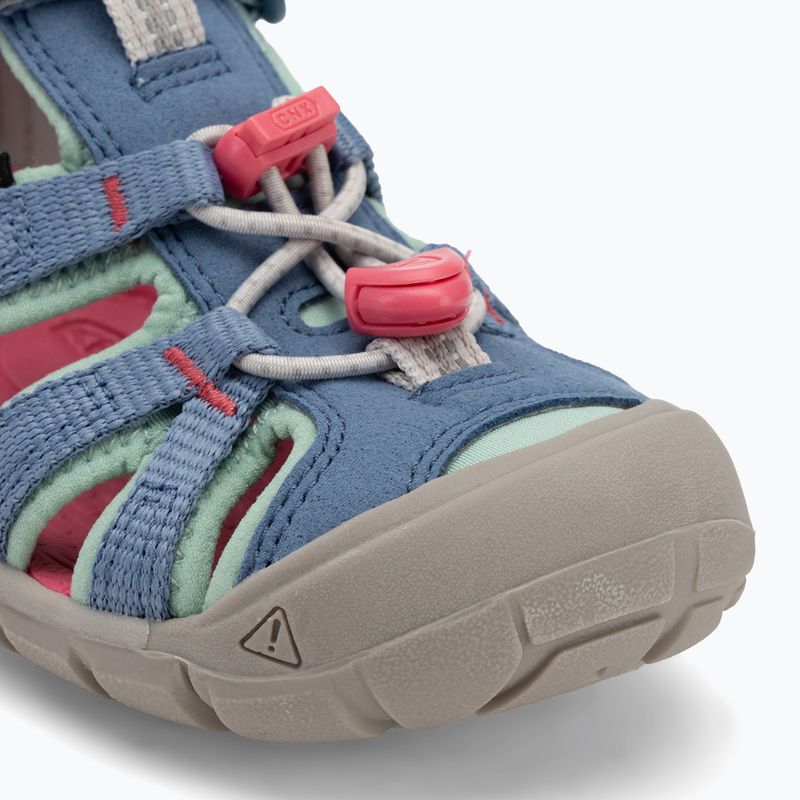 Детски сандали KEEN Seacamp II CNX в синьо/горещо розово 7