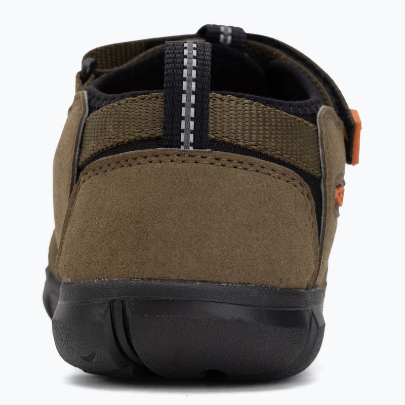 Юношески сандали KEEN Seacamp II CNX dark olive/gold flame 6