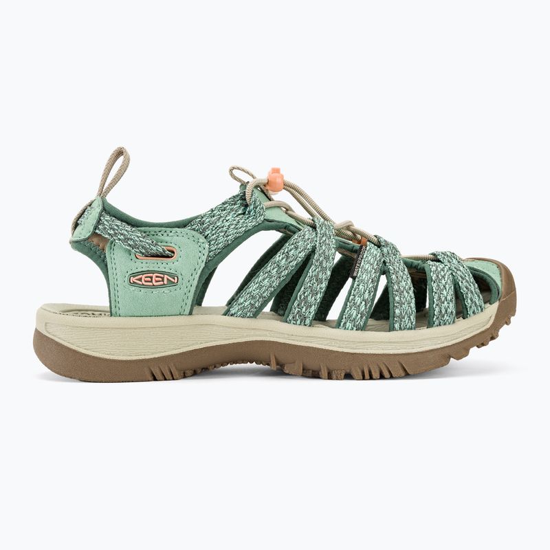 KEEN Whisper granite green/peach parfait дамски сандали за трекинг 2