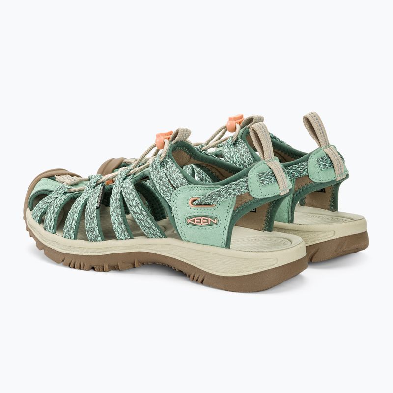 KEEN Whisper granite green/peach parfait дамски сандали за трекинг 3
