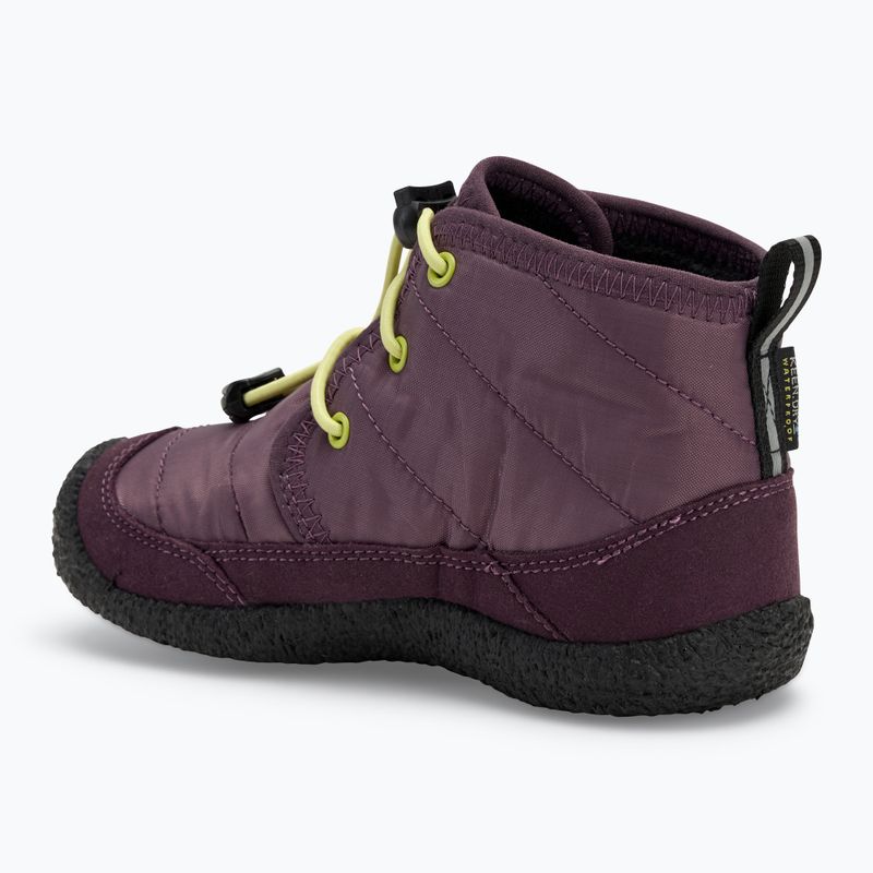 Детски обувки KEEN Howser II Chukka WP plum perfect/daiquiri green 3