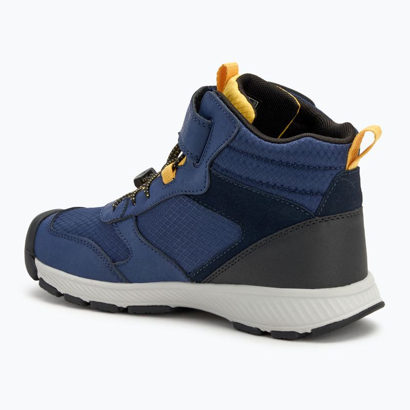 Детски туристически обувки KEEN Skua Mid WP JR naval academy/yolk yellow 3