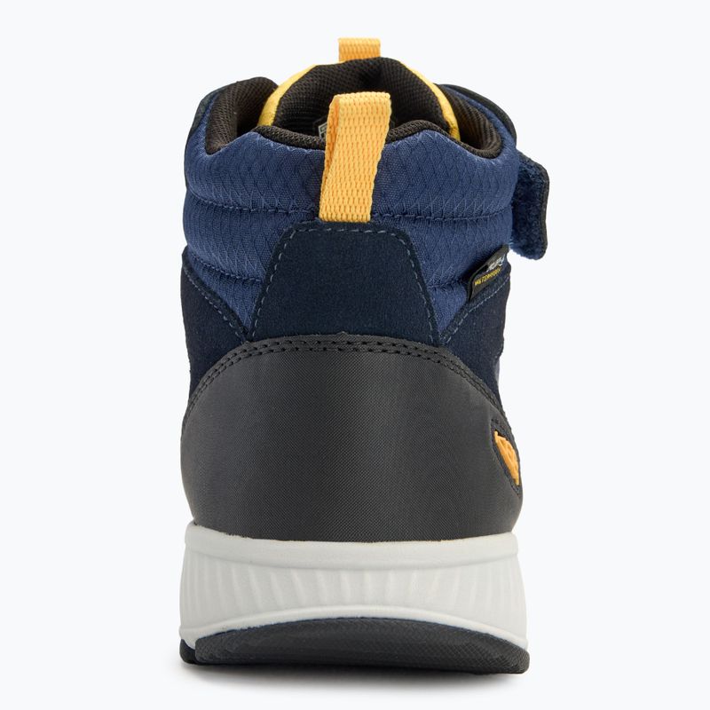 Детски туристически обувки KEEN Skua Mid WP JR naval academy/yolk yellow 6