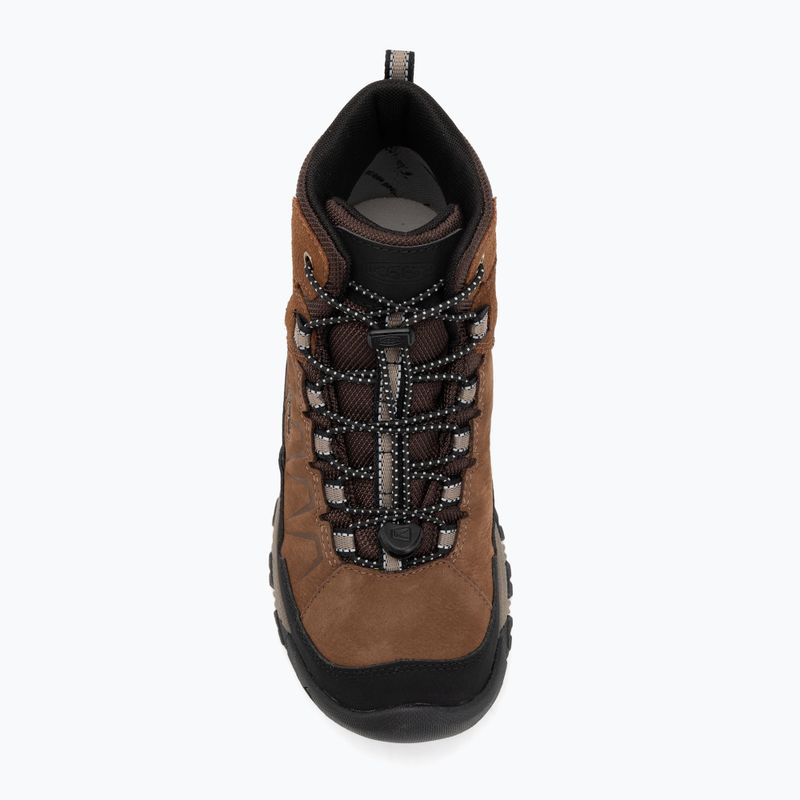 Детски обувки за трекинг KEEN Targhee IV Mid Waterproof bison/brindle 5
