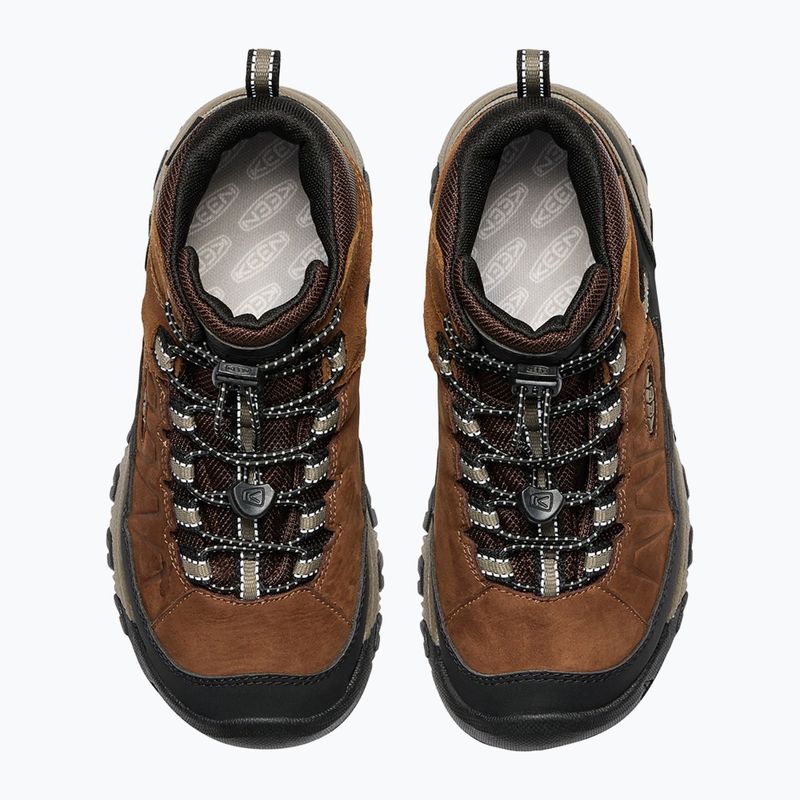 Детски обувки за трекинг KEEN Targhee IV Mid Waterproof bison/brindle 10