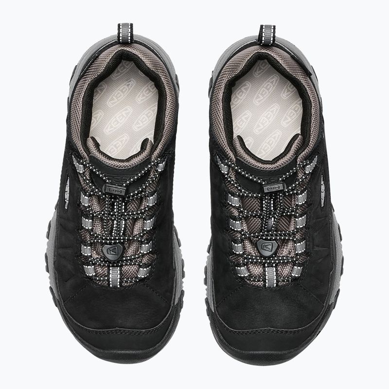 Детски обувки за трекинг KEEN Targhee IV Low Waterproof black/steel grey 6