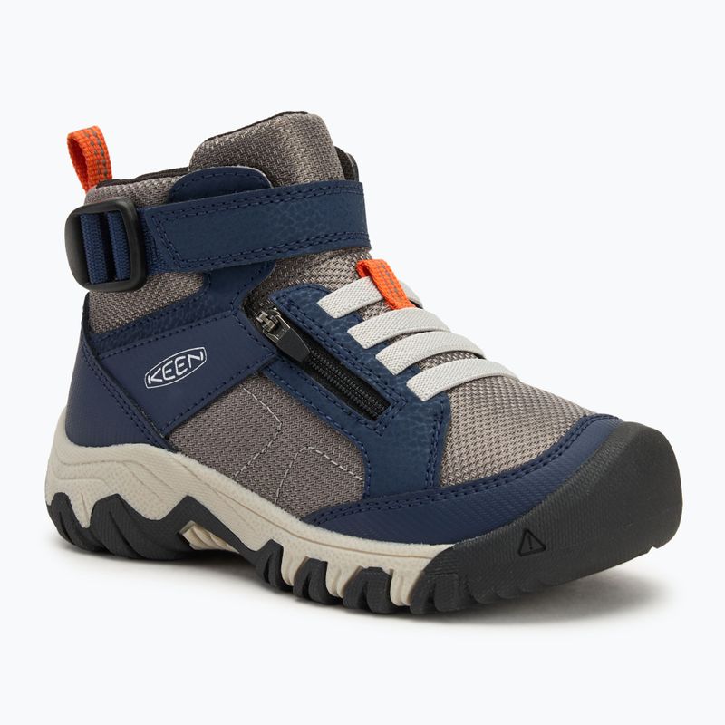 Детски туристически обувки KEEN Targhee Boundless navy academy/ steel grey