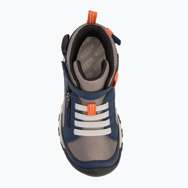 Детски туристически обувки KEEN Targhee Boundless navy academy/ steel grey 5