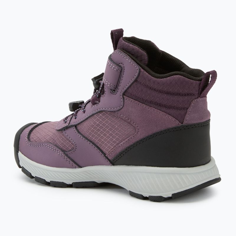 Детски туристически обувки KEEN Skua Mid WP black plum/plum perfect 3