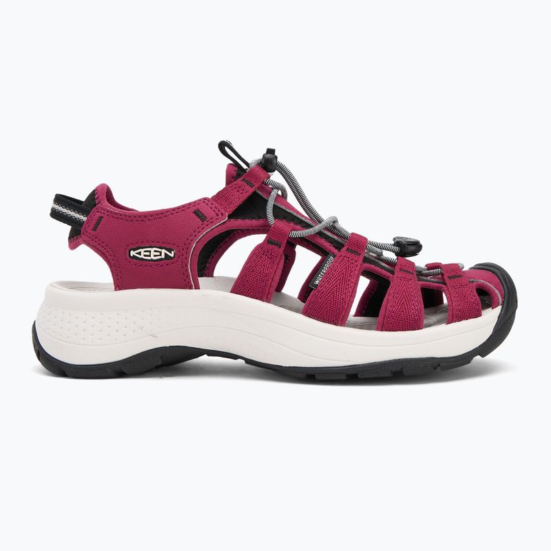 KEEN Astoria West дамски сандали beaujolais/star white 2