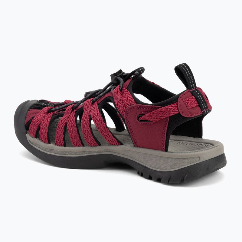 Дамски сандали KEEN Whisper beaujolais/ black 3