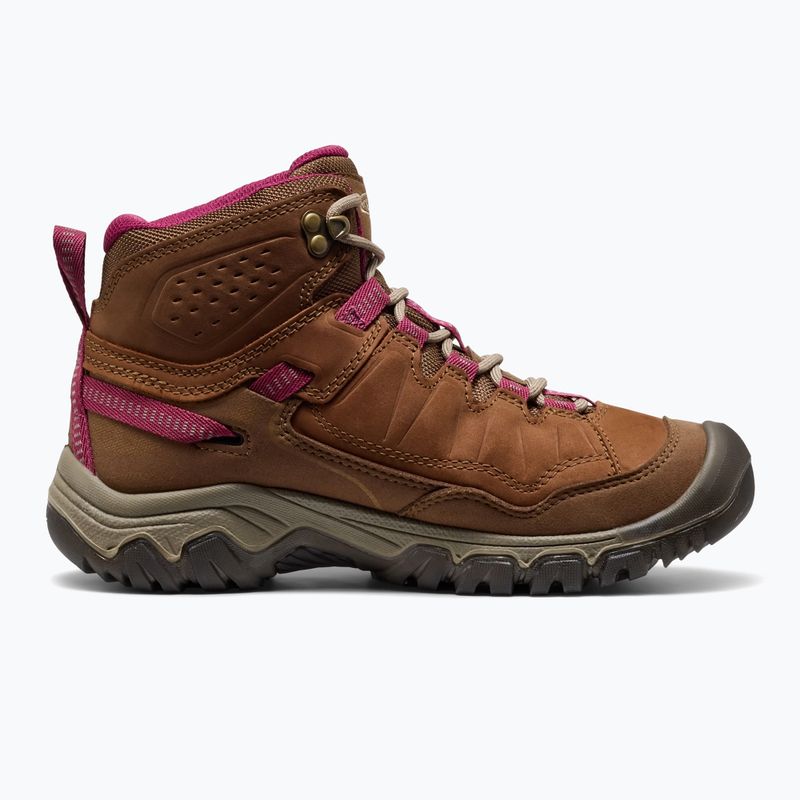 Дамски обувки за трекинг KEEN Targhee IV Mid Wp bison/beaujolais 3