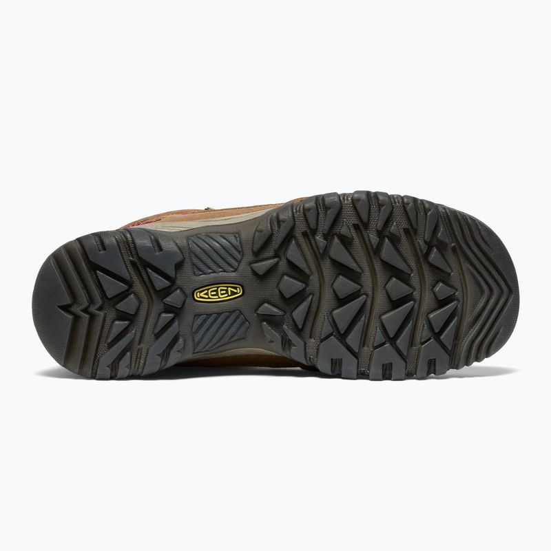 Дамски обувки за трекинг KEEN Targhee IV Mid Wp bison/beaujolais 4