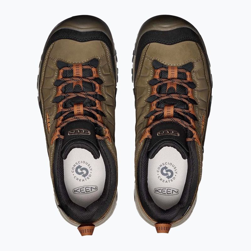Мъжки туристически обувки KEEN Targhee IV WP sea turtle/roasted pecan 13