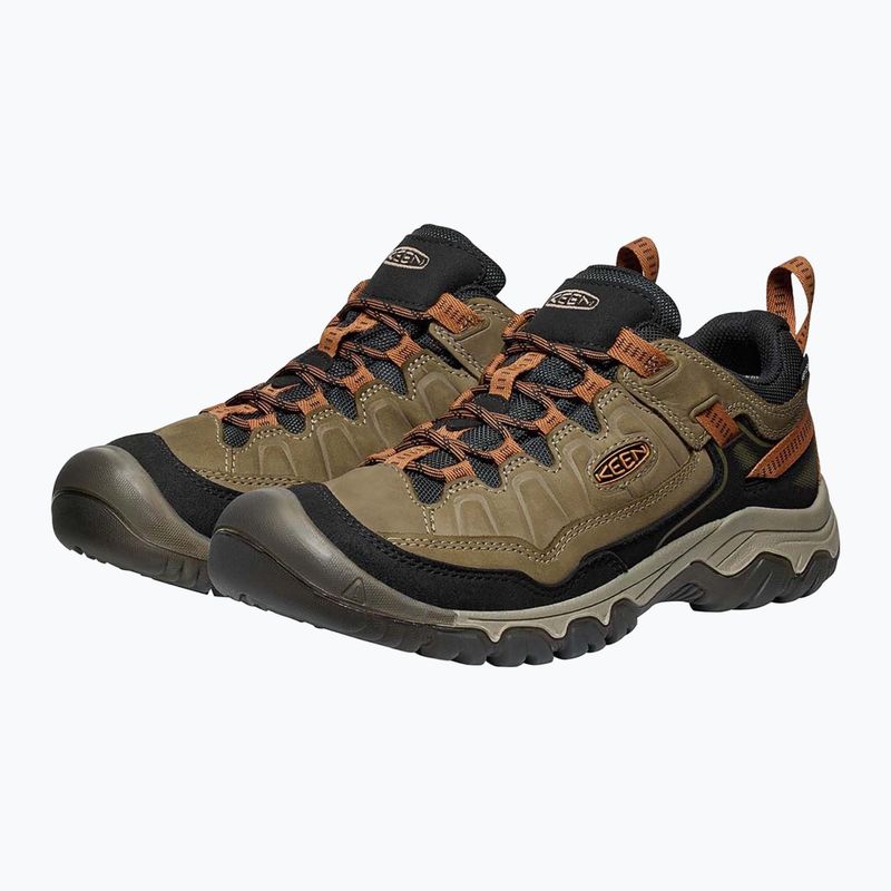 Мъжки туристически обувки KEEN Targhee IV WP sea turtle/roasted pecan 14