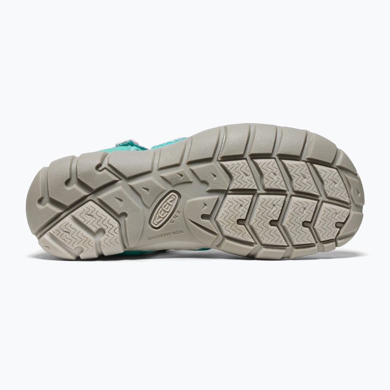 Юношески сандали KEEN Seacamp II CNX bright aqua/giggle pink 11
