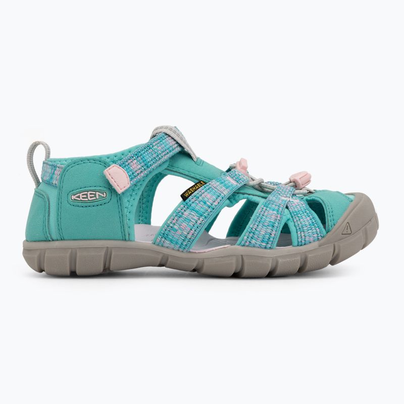Детски сандали KEEN Seacamp II CNX bright aqua/giggle pink 2