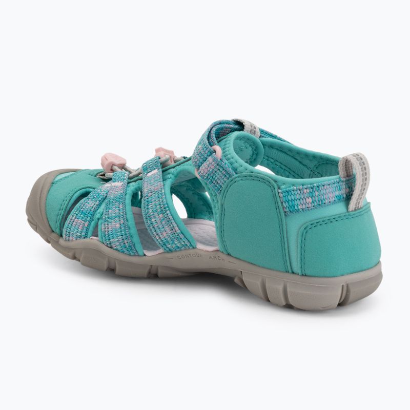 Детски сандали KEEN Seacamp II CNX bright aqua/giggle pink 3
