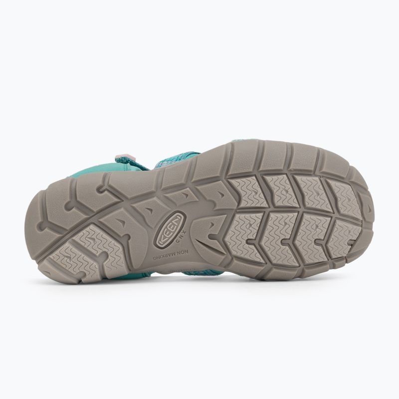Юношески сандали KEEN Seacamp II CNX bright aqua/giggle pink 4