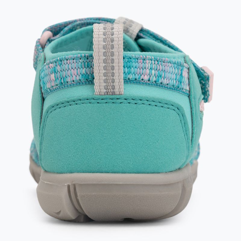 Юношески сандали KEEN Seacamp II CNX bright aqua/giggle pink 6