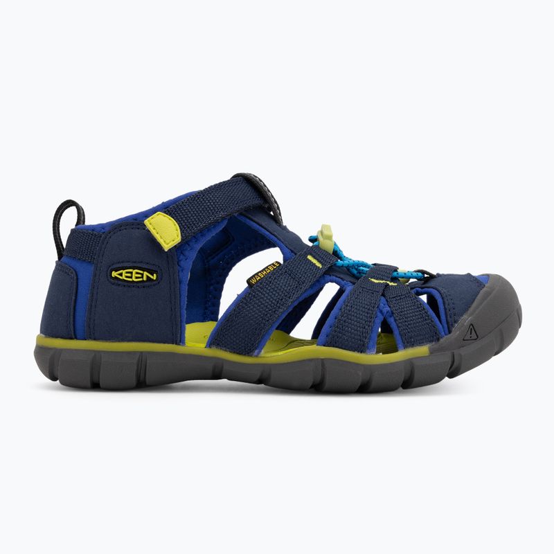 Детски сандали KEEN Seacamp II CNX naval academy/chartreuse 2