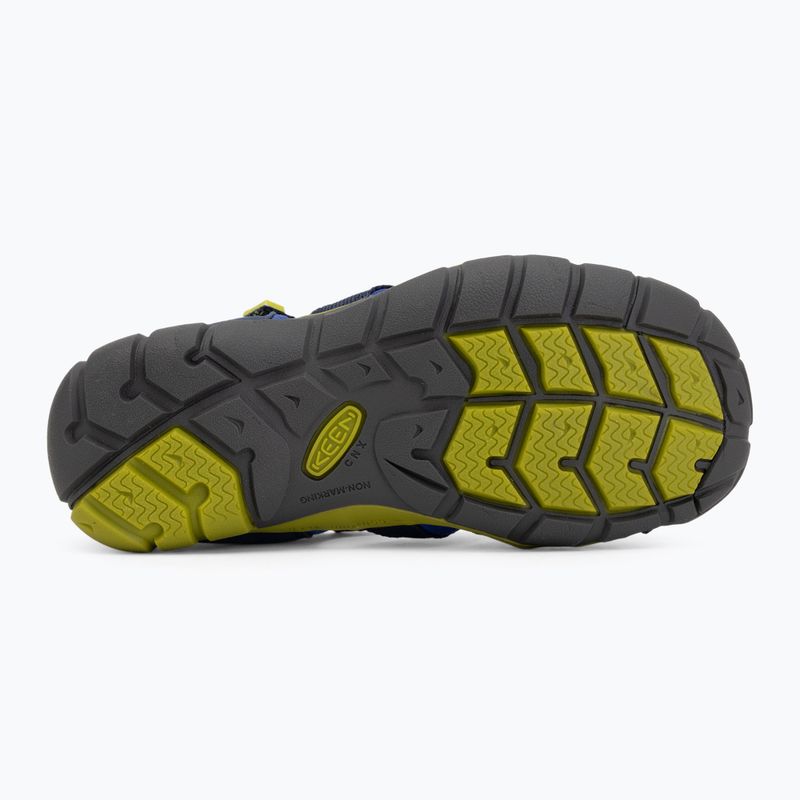 Юношески сандали KEEN Seacamp II CNX naval academy/chartreuse 4