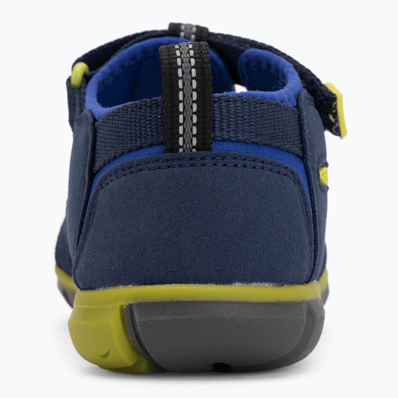 Юношески сандали KEEN Seacamp II CNX naval academy/chartreuse 6