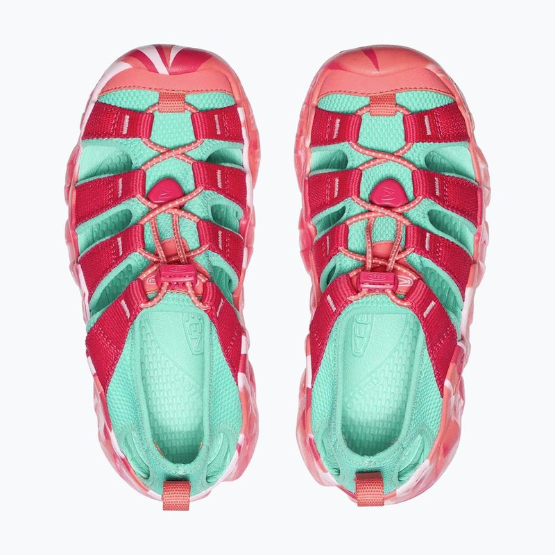 Детски сандали KEEN Hyperport H2 малина/басейн синьо 5