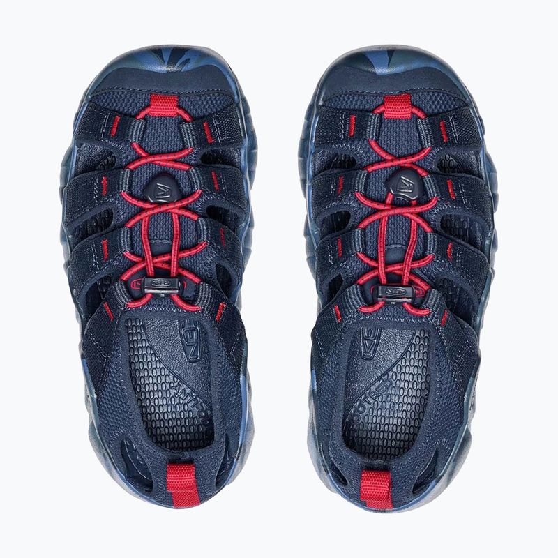 Детски сандали KEEN Hyperport H2 naval academy/red carpet 5
