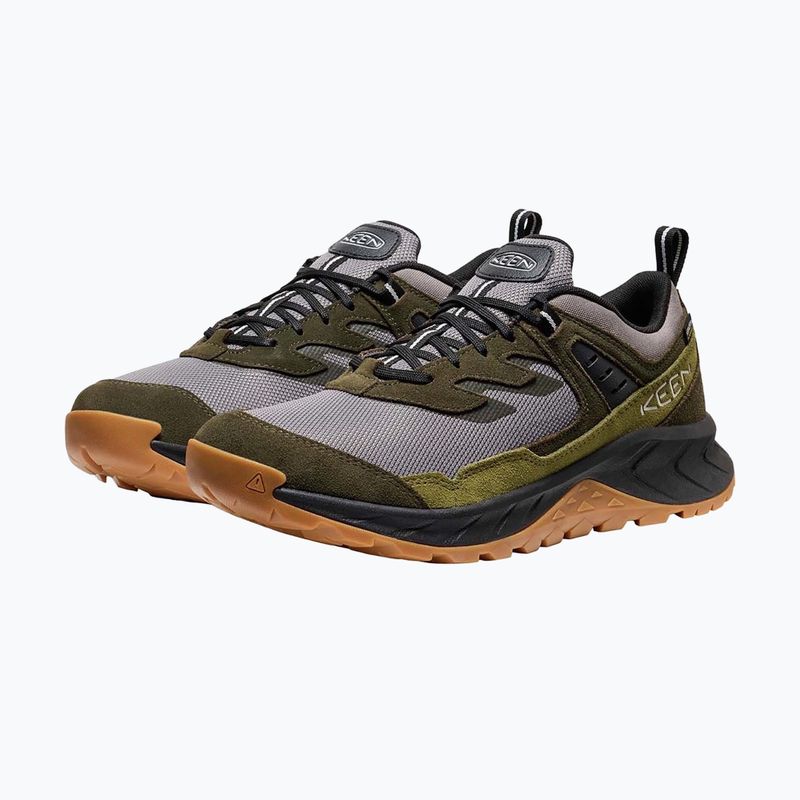 Мъжки туристически обувки KEEN Hightrail Waterproof Steel grey/forest night 8