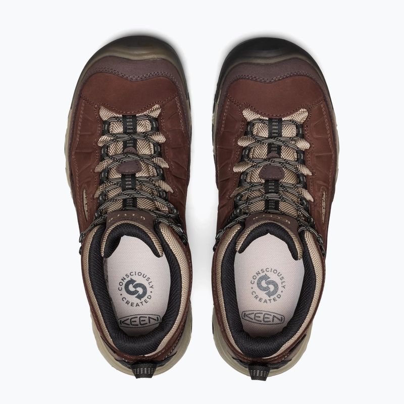 Мъжки обувки за трекинг KEEN Targhee IV Mid Wp java/bridnle 5