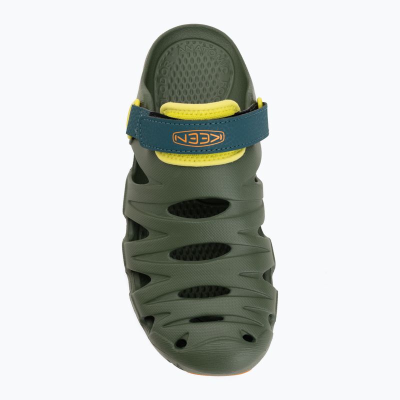 Детски сандали KEEN Hyperflt green/orange peel 6