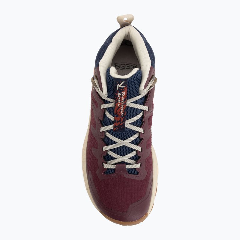 Дамски обувки за трекинг KEEN Targhee Apex Mid Wp fig/burnt brick 5