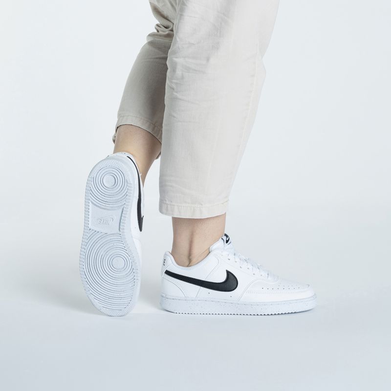 Дамски обувки Nike Court Vision Low Next Nature white/black 2