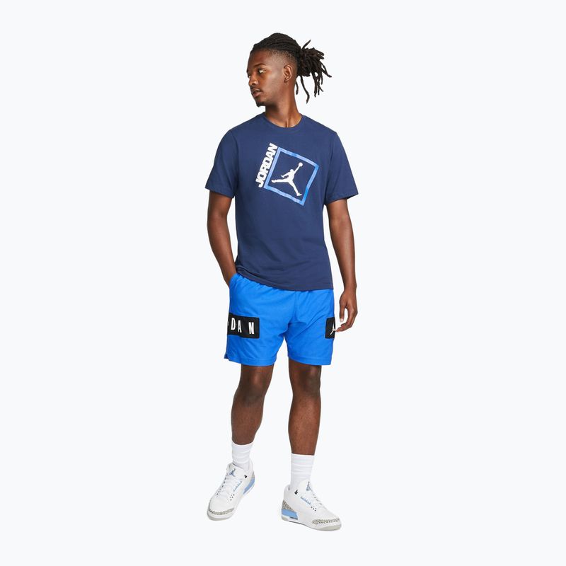 Мъжка тениска Jordan Jumpman Box midnight navy/white 2
