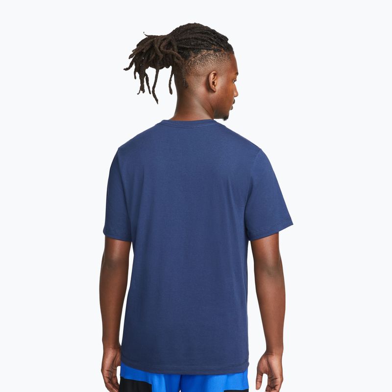 Мъжка тениска Jordan Jumpman Box midnight navy/white 3