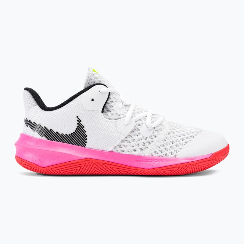 Обувки за волейбол Nike Zoom Hyperspeed Court SE бели/черни/яркочервени 2