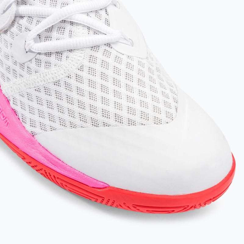 Обувки за волейбол Nike Zoom Hyperspeed Court SE бели/черни/яркочервени 7