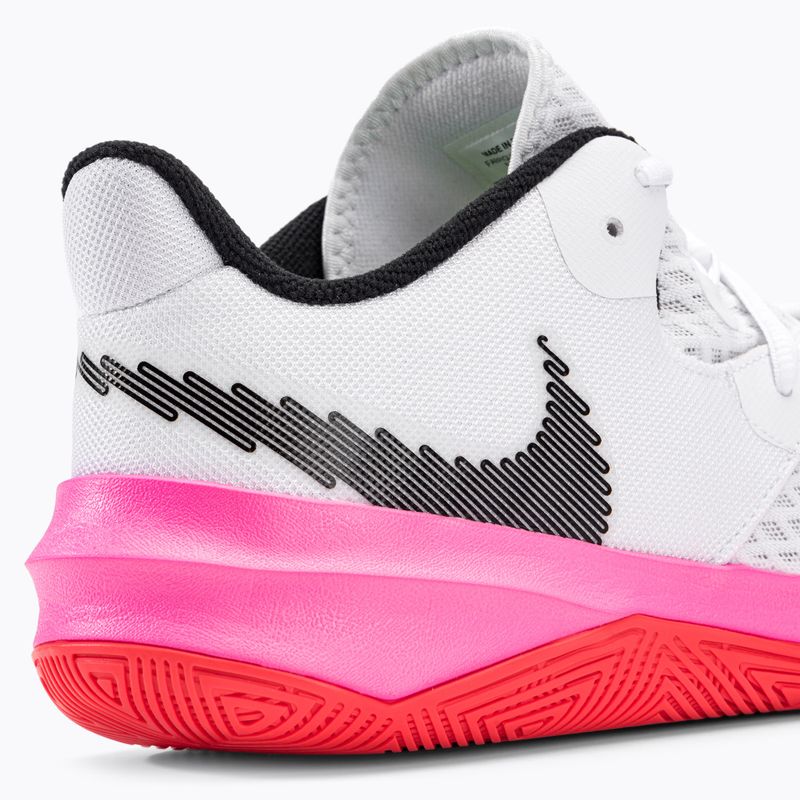 Обувки за волейбол Nike Zoom Hyperspeed Court SE бели/черни/яркочервени 9