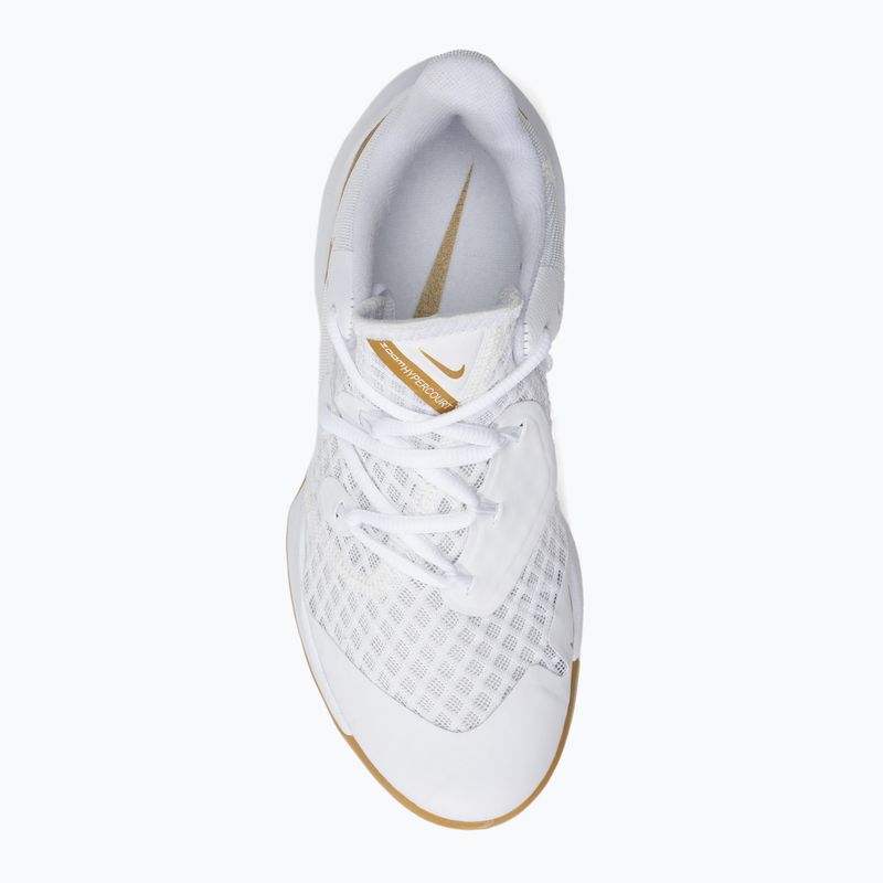 Обувки за волейбол Nike Zoom Hyperspeed Court SE бяло/златно 5