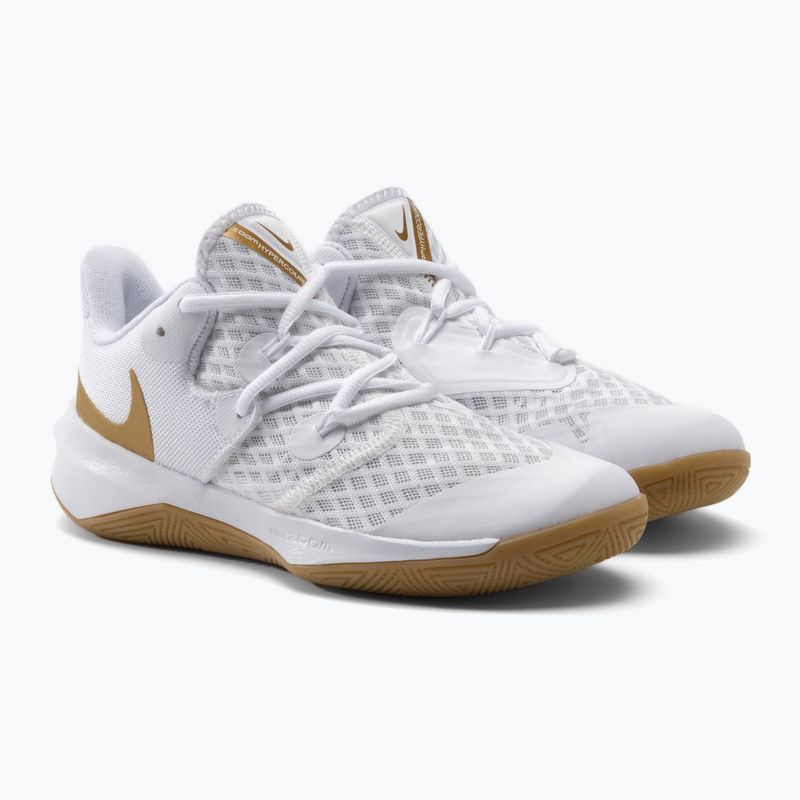 Обувки за волейбол Nike Zoom Hyperspeed Court SE бяло/златно 6