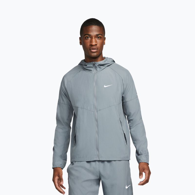 Мъжко яке за бягане Nike Repel Miler smoke grey/smoke grey