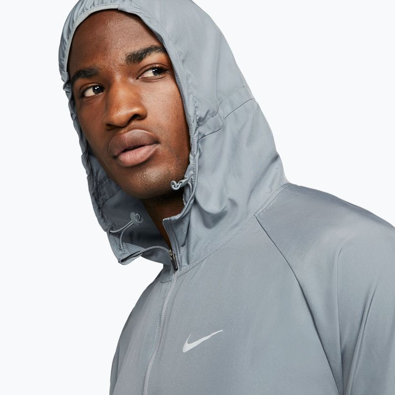 Мъжко яке за бягане Nike Repel Miler smoke grey/smoke grey 4