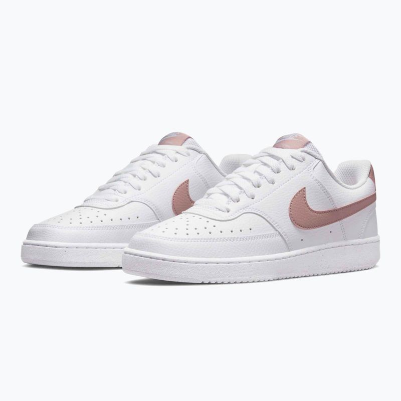 Дамски обувки Nike Court Vision Low Next Nature бял/розов оксфорд 3
