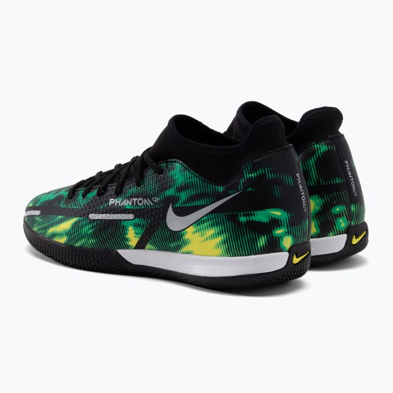 Мъжки футболни обувки Nike Phantom GT2 Academy DF SW IC black-green DM0720-003 3