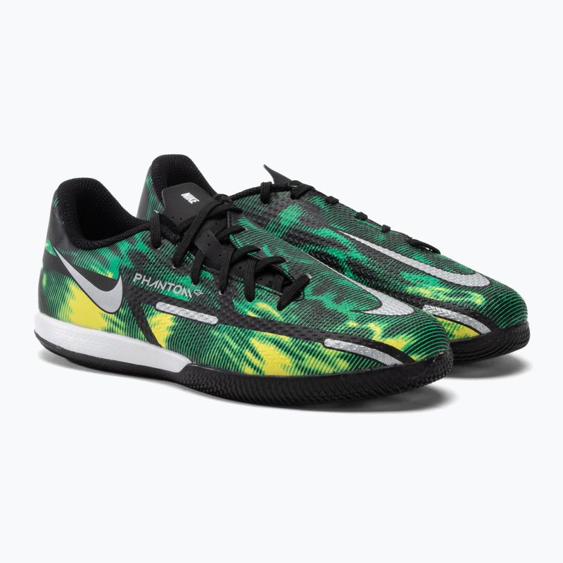 Детски футболни обувки Nike Phantom GT2 Academy SW IC Jr зелени DM0749-003 5