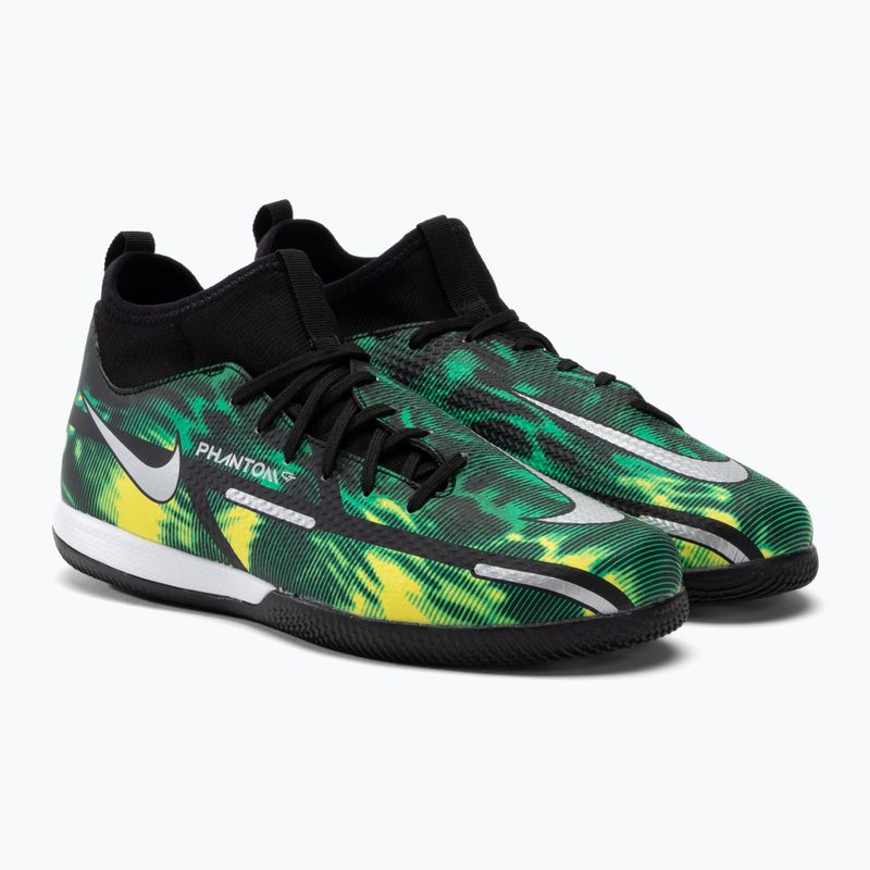 Детски футболни обувки Nike Phantom GT2 Academy DF SW IC Jr зелени DM0740-003 5