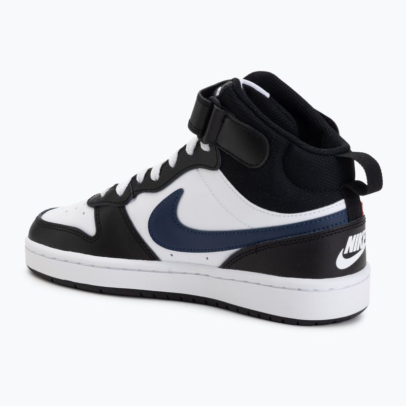 Детски обувки Nike Court Borough Mid 2 white/white/black/university red 3