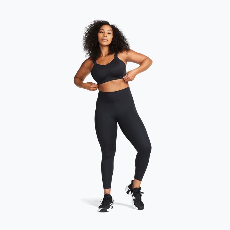 Спортен сутиен Nike Alpha High-Support black/black/dark smoke grey/dark smoke grey 2