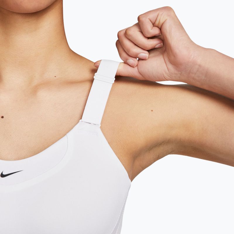 Спортен сутиен Nike Alpha High-Support white/white/stone mauve/black 6